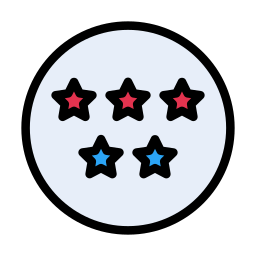 Five stars icon