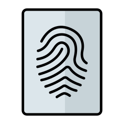 biometrische erkennung icon