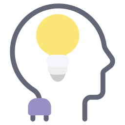 Creative mind icon