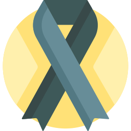 Black ribbon icon