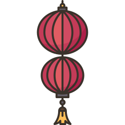 chińska latarnia ikona