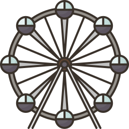 Ferris wheel icon