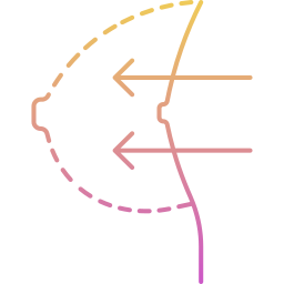 ingrandimento del seno icona