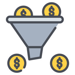 Sales funnel icon