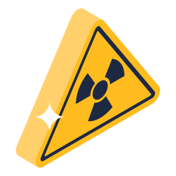 Nuclear sign icon