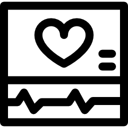 elettrocardiogramma icona