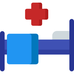 Hospital bed icon