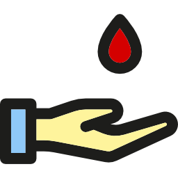 don de sang Icône