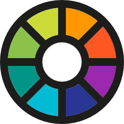 kleurenwiel icoon