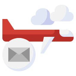 correo aéreo icono