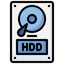 Hard disk drive icon