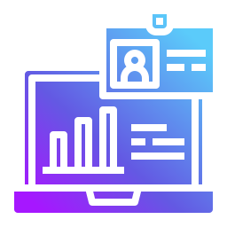 tarjeta de identificación icono