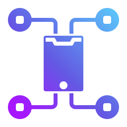 teléfono inteligente icono