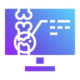 Рентген костей иконка