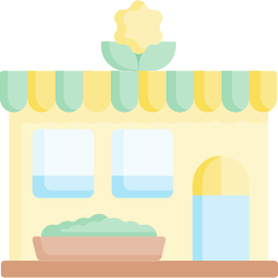 Flower shop icon