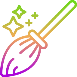 Magic broom icon