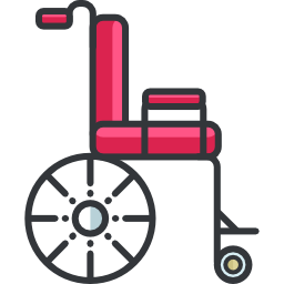 silla de ruedas icono