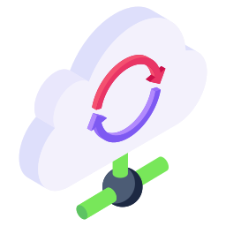 Cloud sync icon