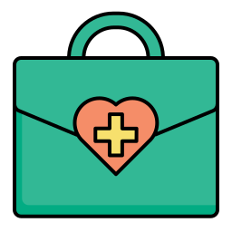 caja de medicinas icono