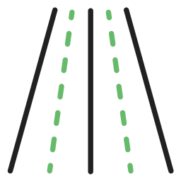 autopista icono