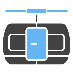 cabina de teleférico icono