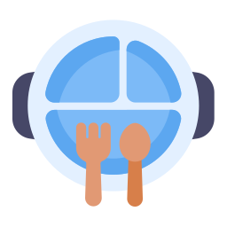 Baby plate icon