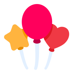 juguete de globo icono
