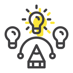 Design thinking icon