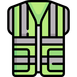 chaleco reflector icono