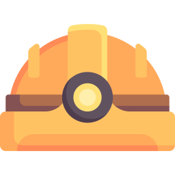 Security helmet icon