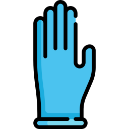 Rubber gloves icon