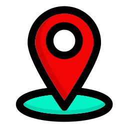 Map and location icon