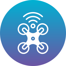 Smart drone icon