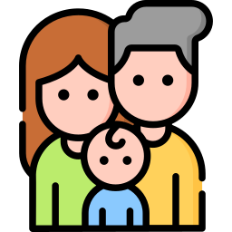 familia adoptiva icono