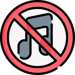 No music icon