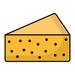 Cheese slice icon