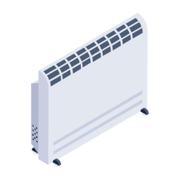 Room heater icon