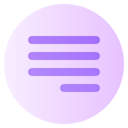 Right align icon