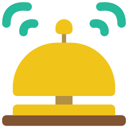 Desk bell icon