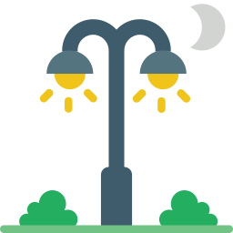 Street lamp icon