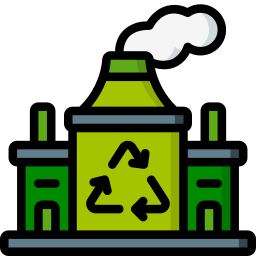 Recycling plant icon