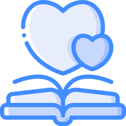 libros de amor icono