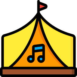 Music festival icon