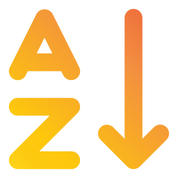 a〜zで並べ替える icon