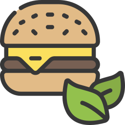 veganer burger icon