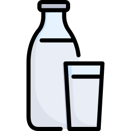 Milk bottle icon