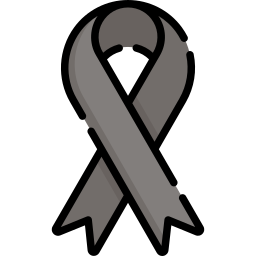 Black ribbon icon