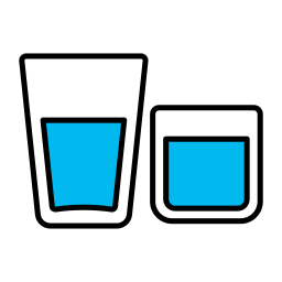 물 유리 icon