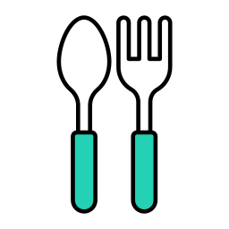 Spoon and fork icon