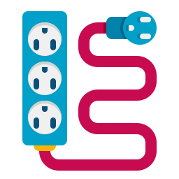 Extension cord icon